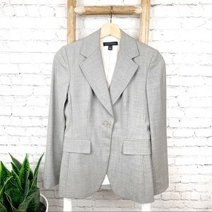 BANANA REPUBLIC | Wool Blazer w/ Lining | Gray